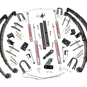RC 4.5-inch X-Series Suspension Lift System (Military Wrap Leaf Springs) 613.2 (Full Kit)