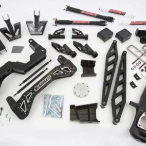 McGaughy's 7" Premium Black Stainless Steel Lift Kit #52355 (Full Kit)