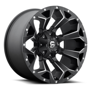 FUEL Assault Wheel D546 5, 6, 8 Lug / BLACK & MILLED