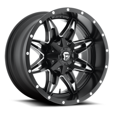 FUEL Lethal Wheel D567 5, 6, 8 Lug / BLACK & MILLED