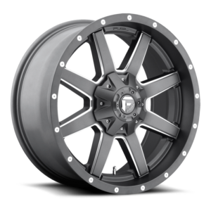 FUEL Maverick Wheel D542 5, 6, 8 Lug / ANTHRACITE & MILLED SPOKE