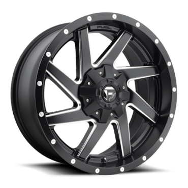 FUEL Renegade Wheel D594 5, 6, 8 Lug / BLACK & MILLED