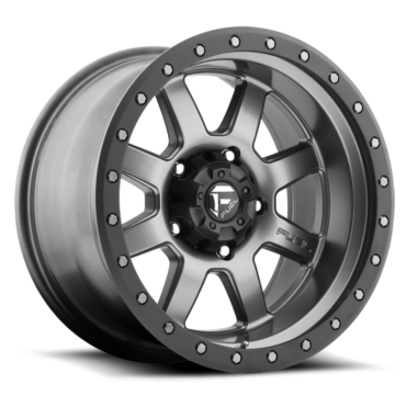 FUEL Trophy Wheel D552 5, 6, 8 Lug / MATTE ANTHRACITE W/ BLACK RING